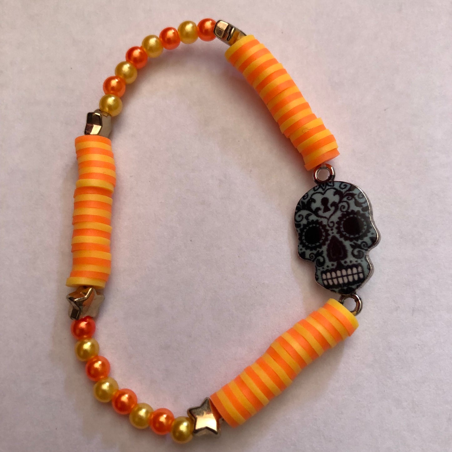 Día De Muertos Skull Calavera Bracelet