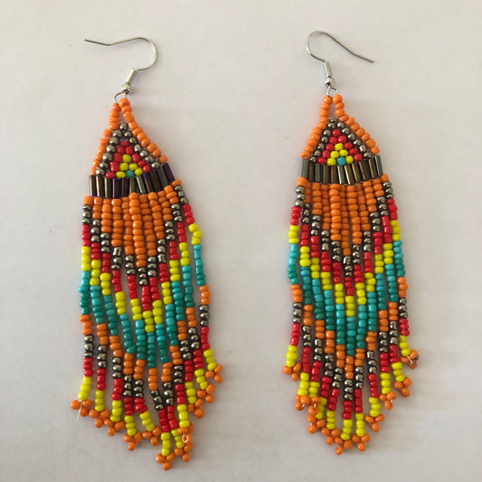 Huichol earrings