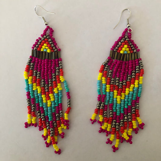 Huichol earrings