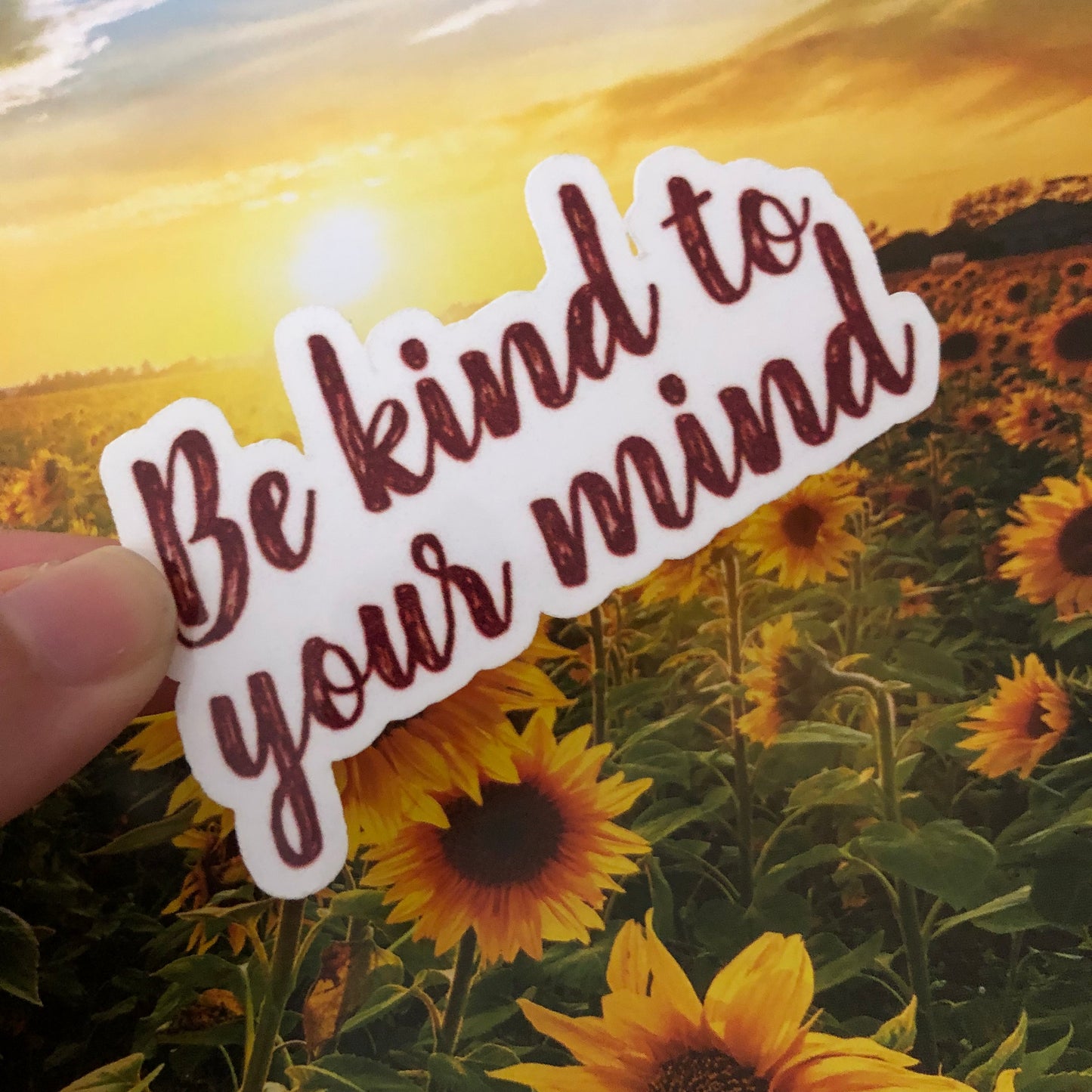 Be kind to your mind sticker