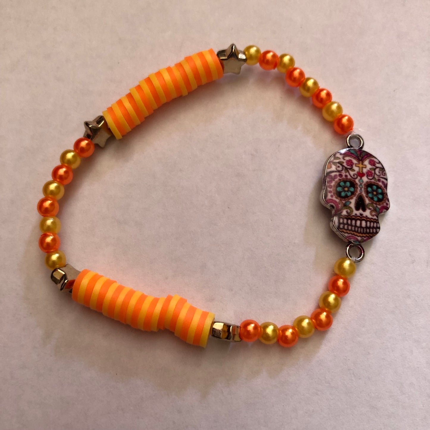 Día De Muertos Skull Calavera Bracelet