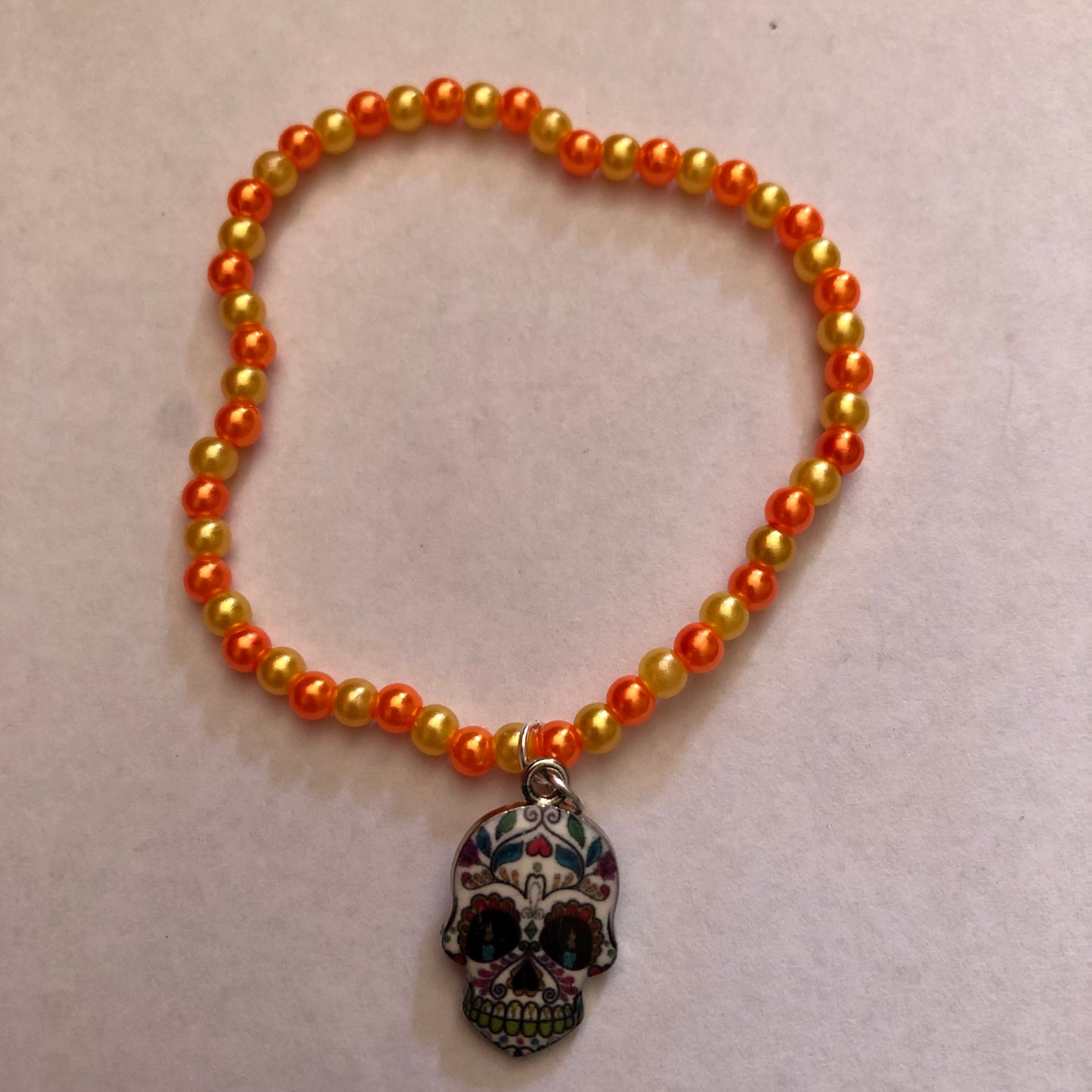 Día De Muertos Skull Calavera Bracelet