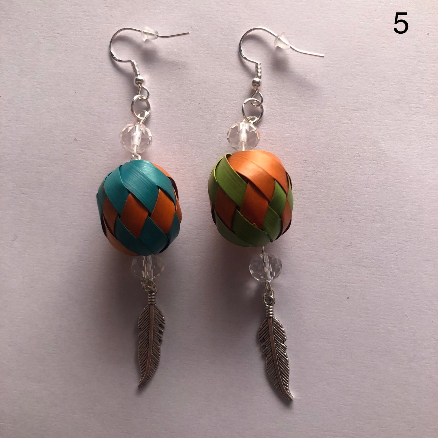 Palm Leaf Earrings