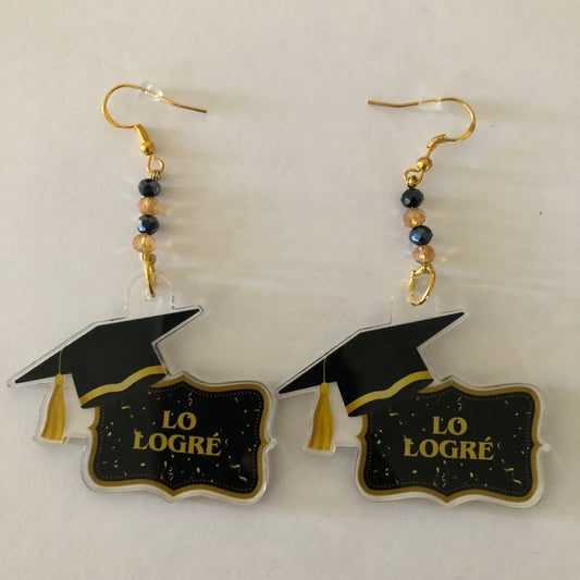 Class of 2024 Lo Logré Graduate earrings