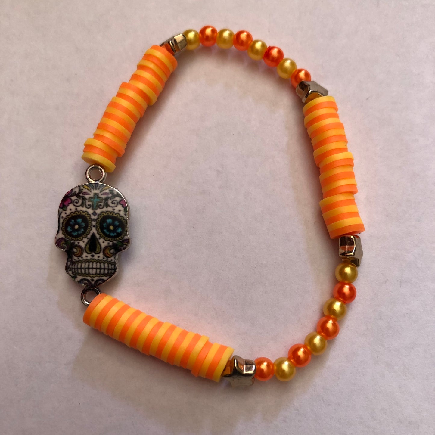 Día De Muertos Skull Calavera Bracelet