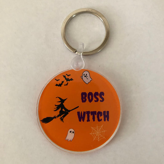 Halloween Boss Witch keychain