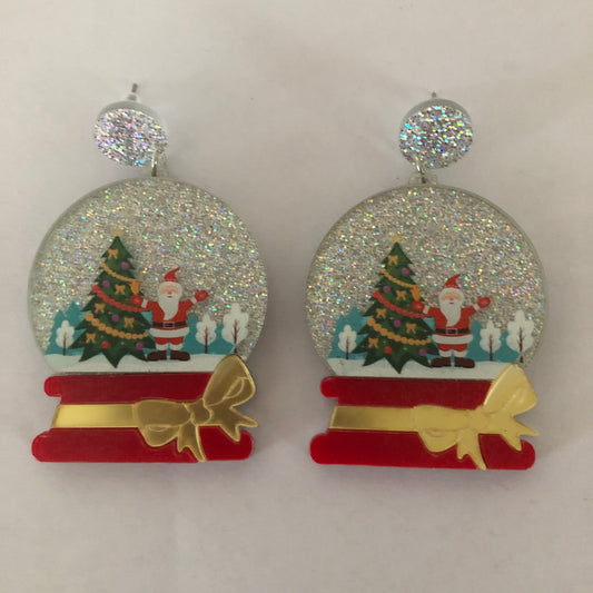 Christmas Santa Clause earrings