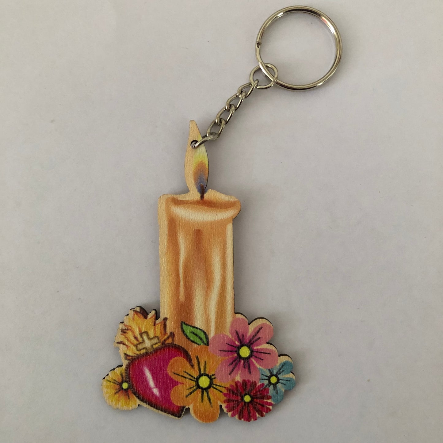 Día de Muertos Mexican Candle keychain