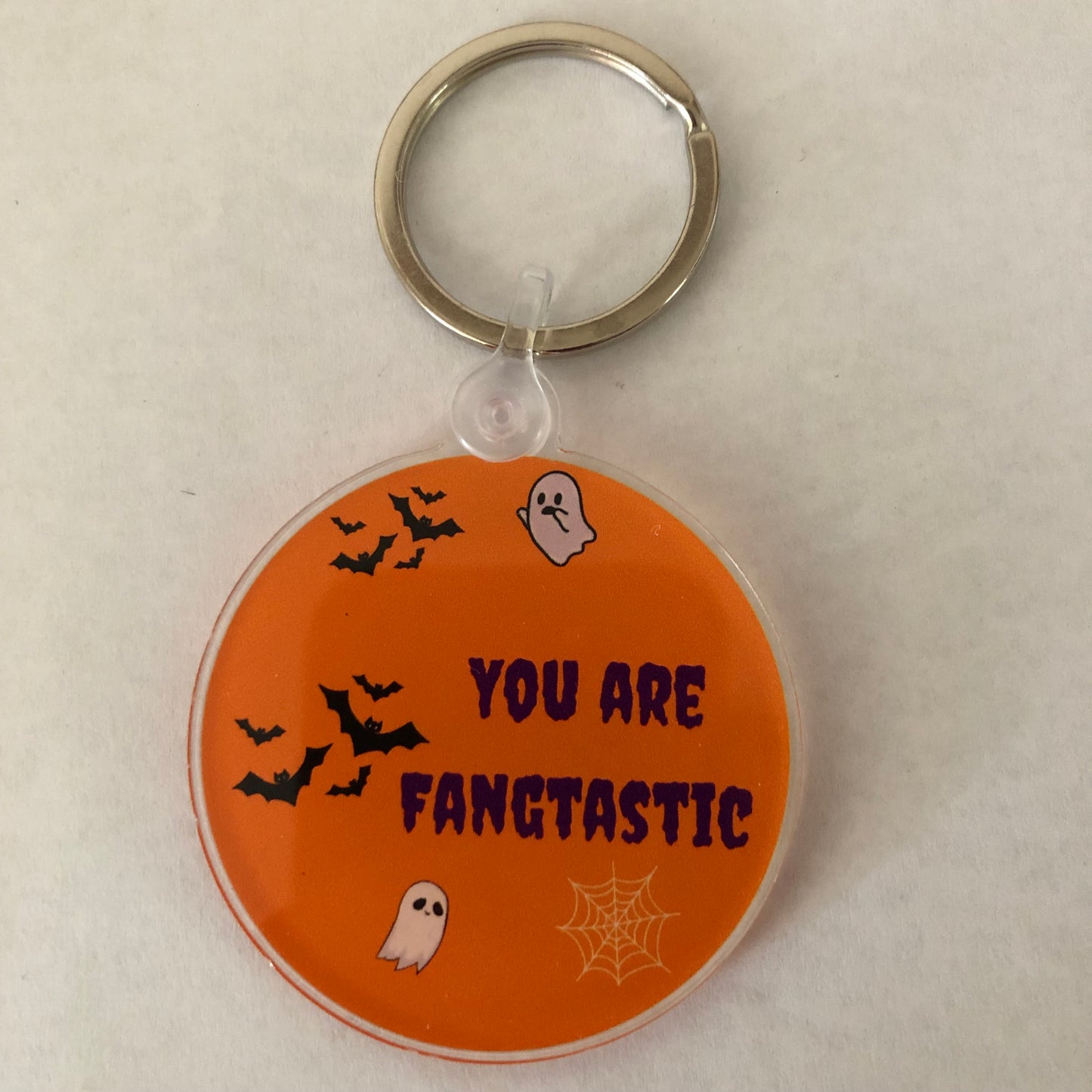 Halloween You are fangtastic keychain