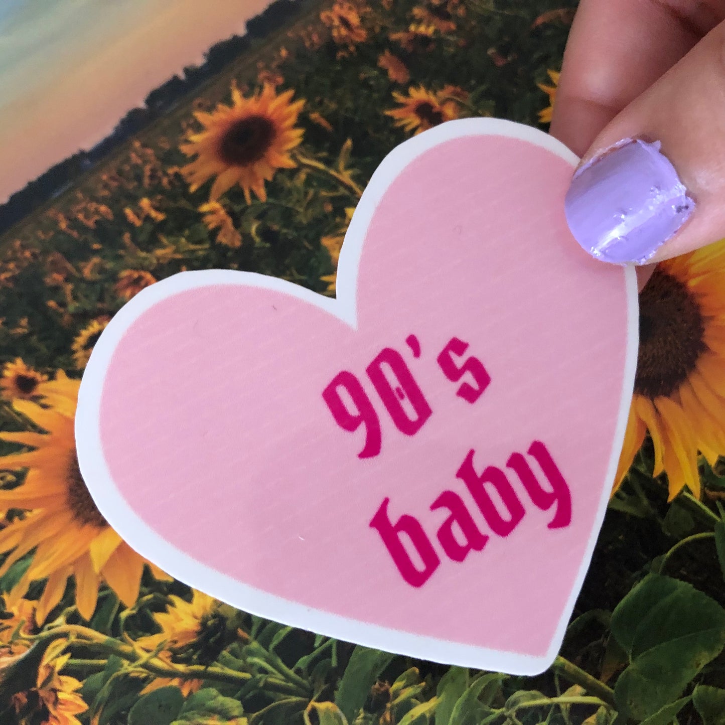 90’s baby sticker