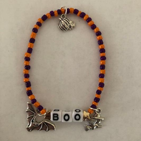 Halloween Spooky Boo Bracelet
