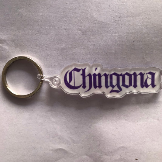 Chingona keychain