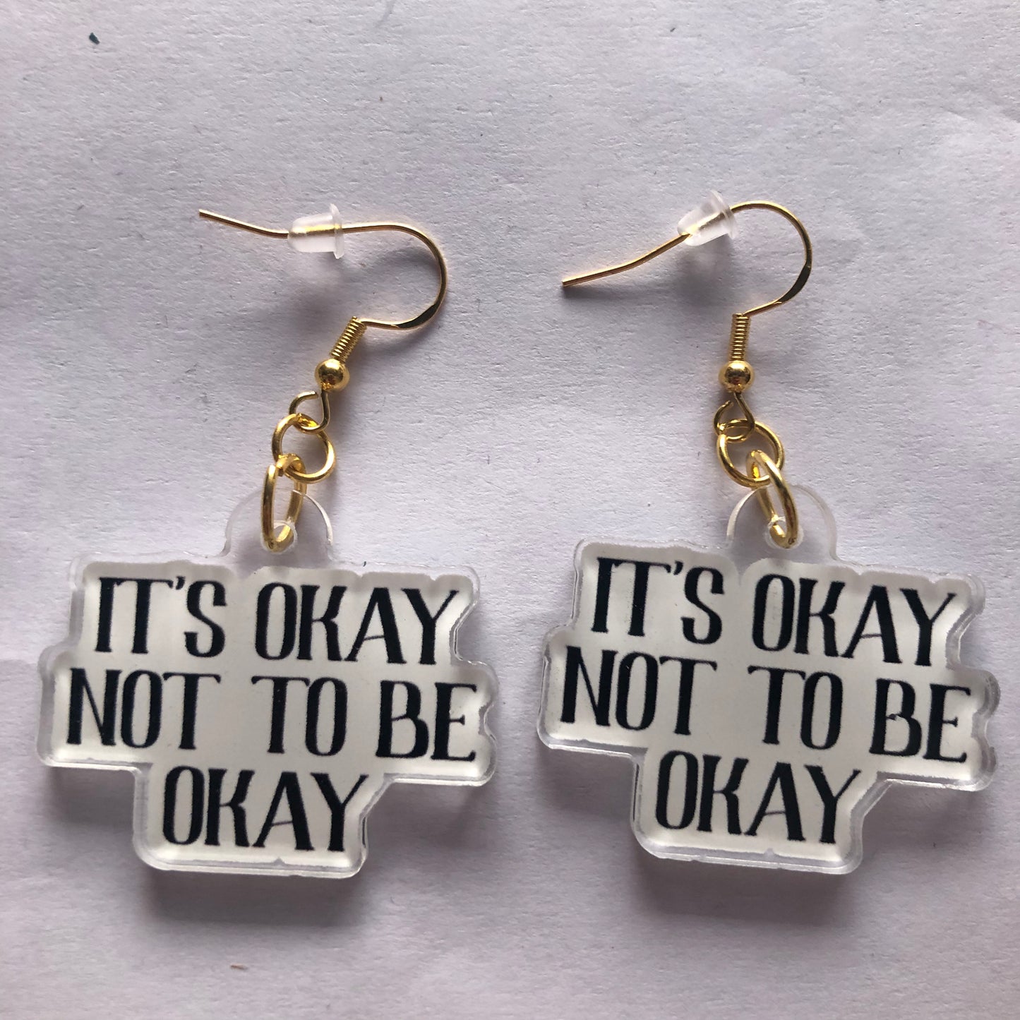 It’s okay not to be okay earrings