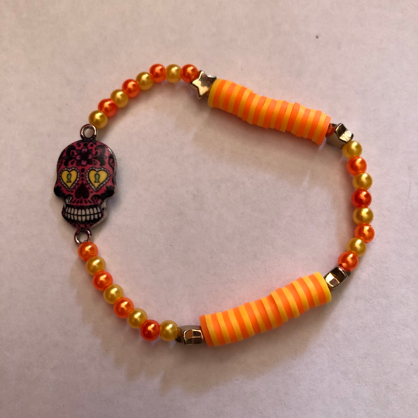 Día De Muertos Skull Calavera Bracelet