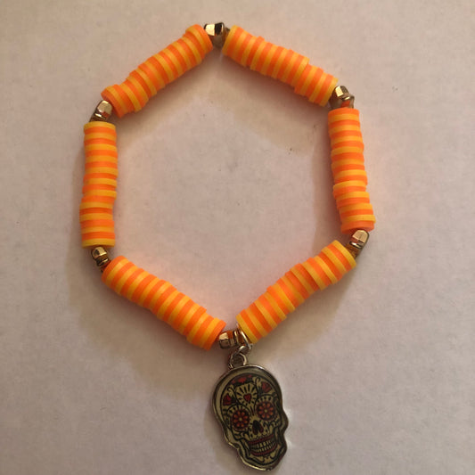 Día De Muertos Skull Calavera Bracelet