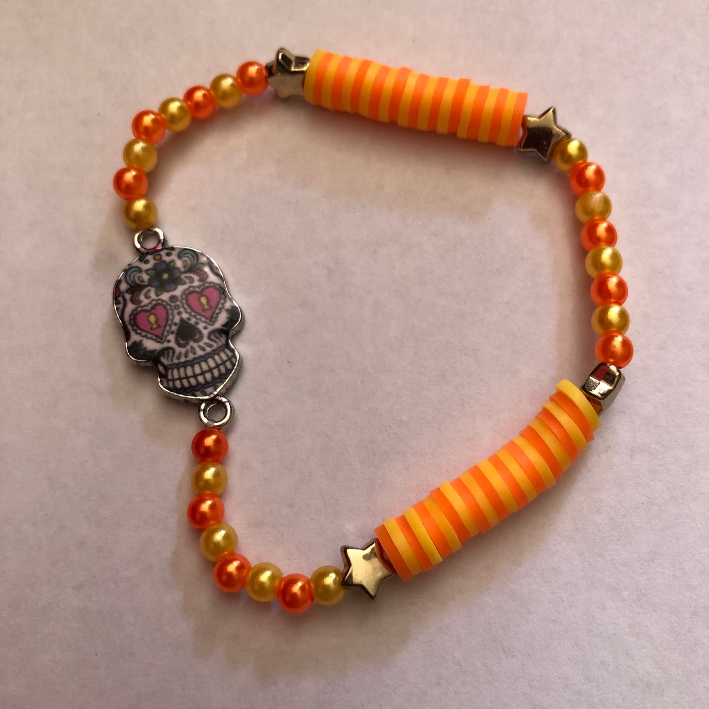 Día De Muertos Skull Calavera Bracelet