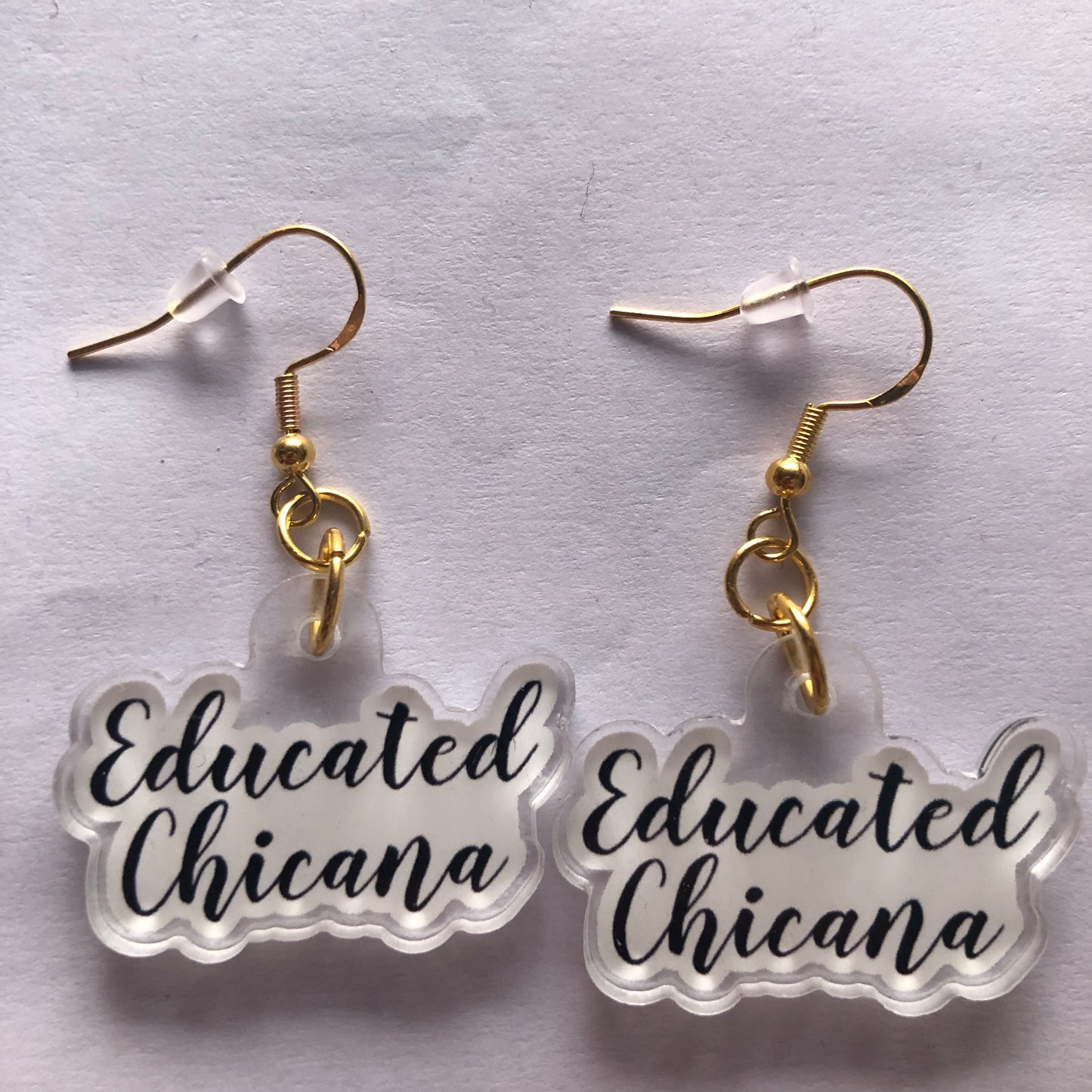 Educated Chicana earrings