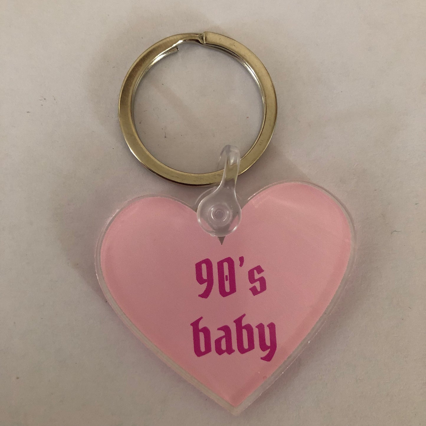 90’s baby keychain