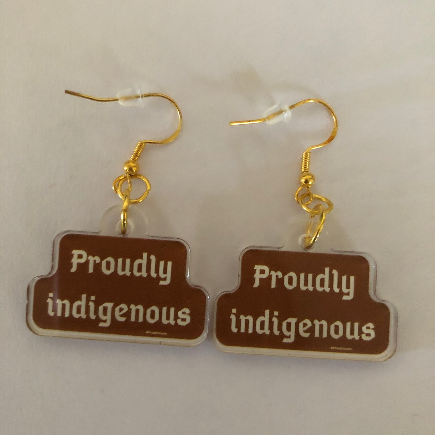 Proudly indigenous earrings