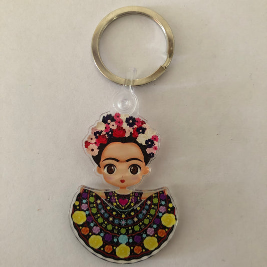 Frida Kahlo keychain
