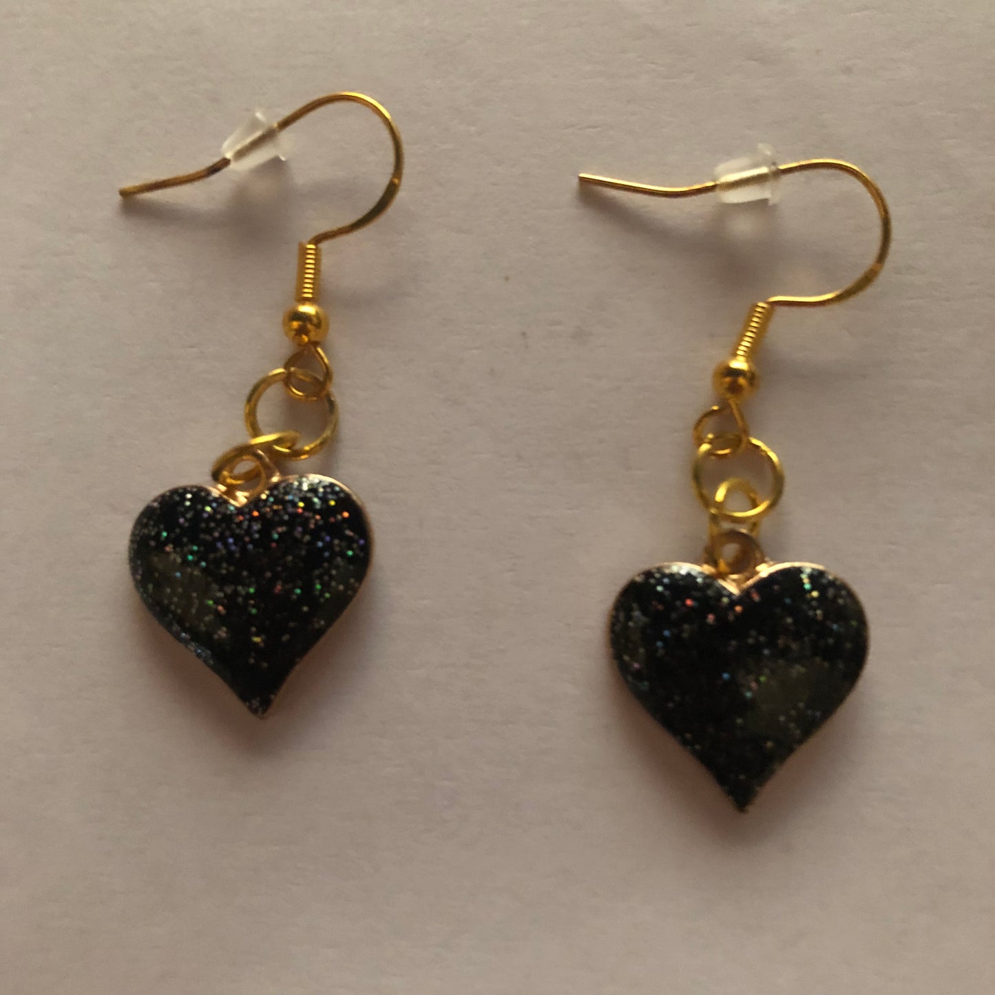 Valentine’s Day heart-shaped earrings