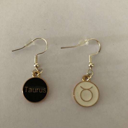 Zodiac signs earrings