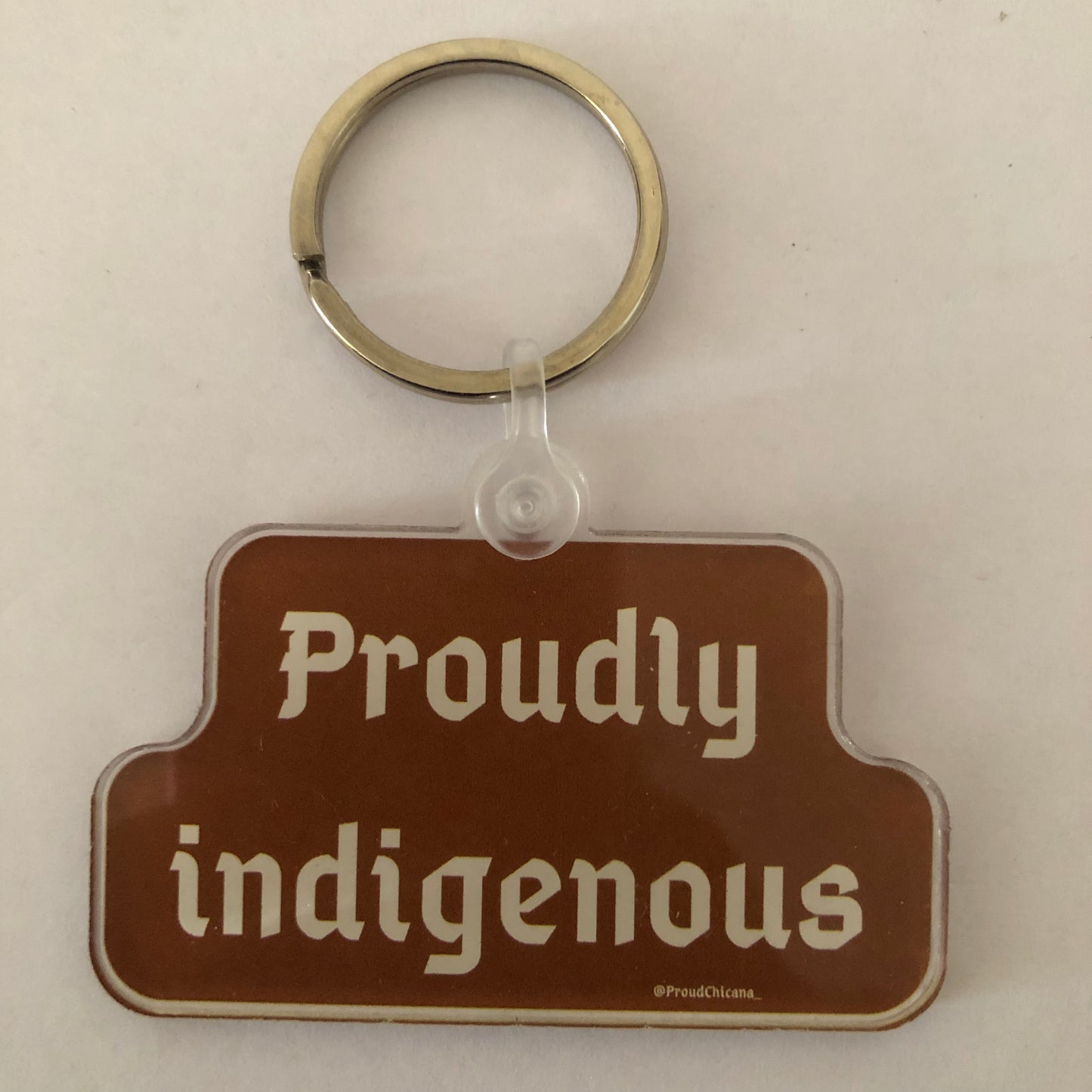 Proudly indigenous keychain