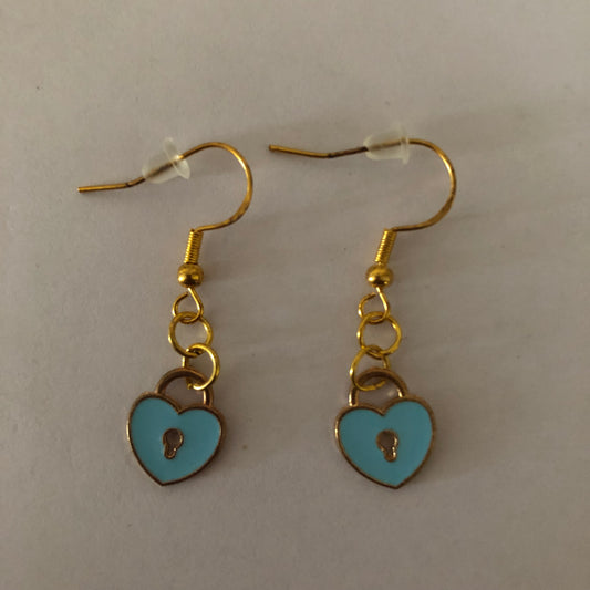 Valentines Day Heart-shaped earrings