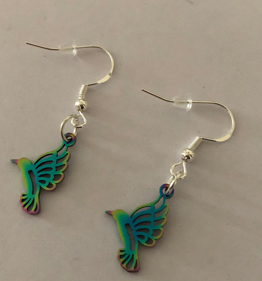 Hummingbird earrings