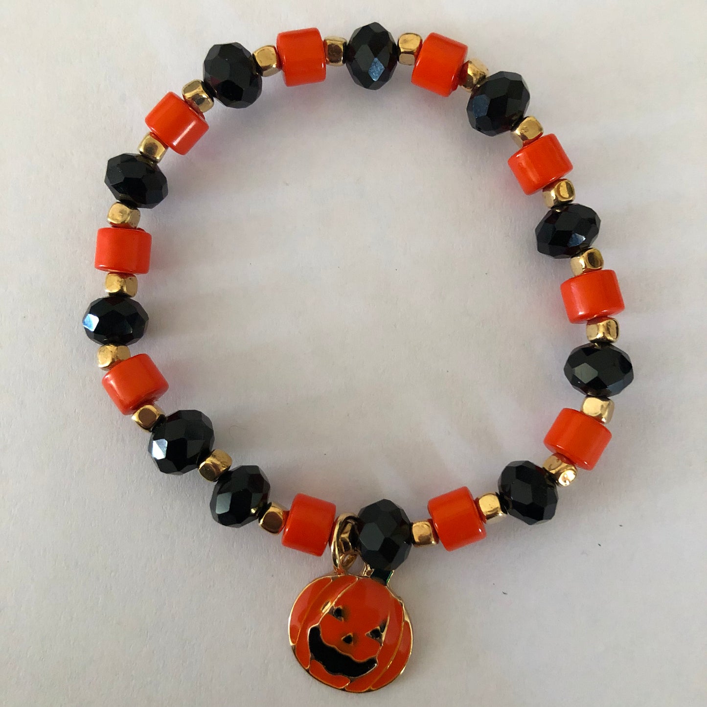 Halloween Spooky Pumpkin Bracelet