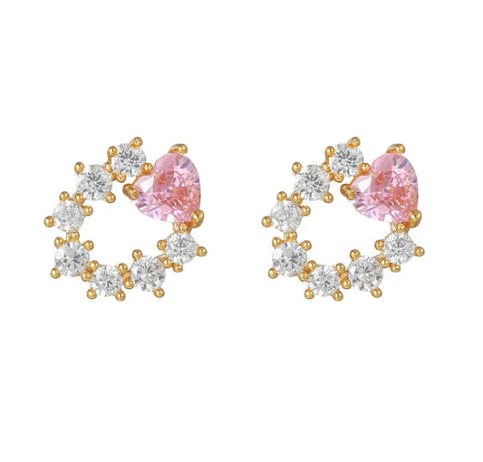 Valentine’s Day Y2k Mini Heart Stud Earrings