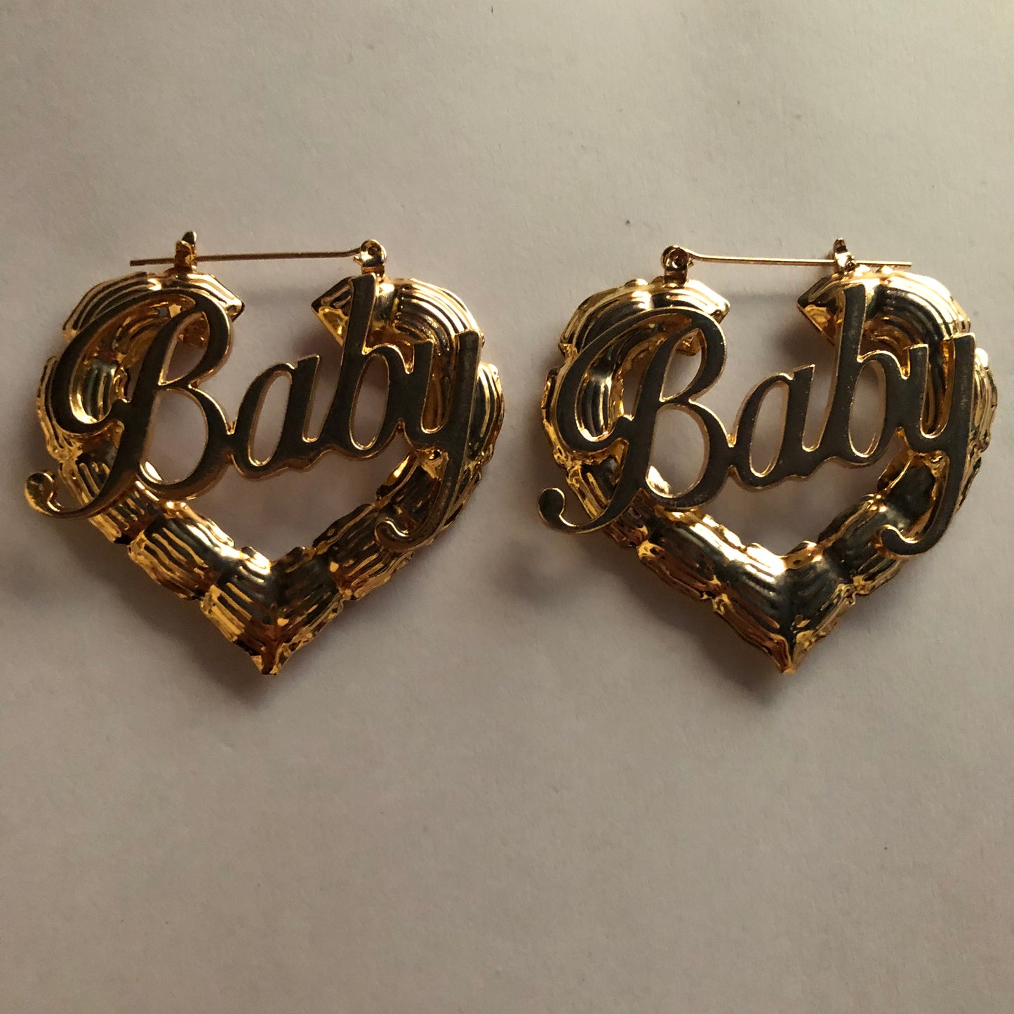 Valentine’s Day Heart BABY Y2K Letter Earrings