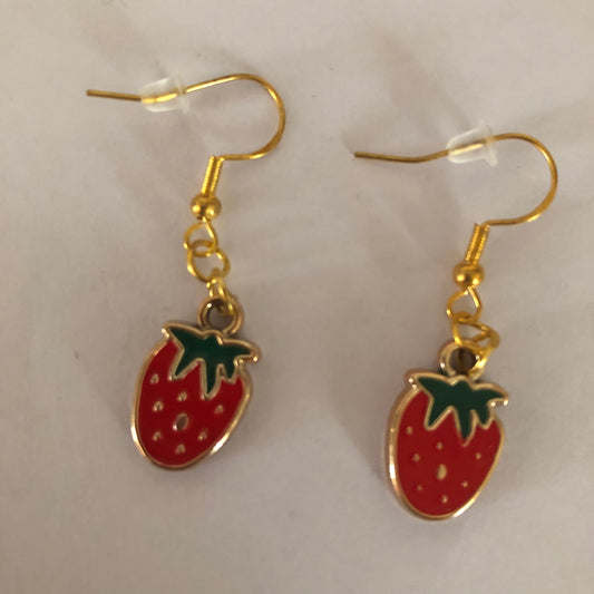 Strawberry earrings