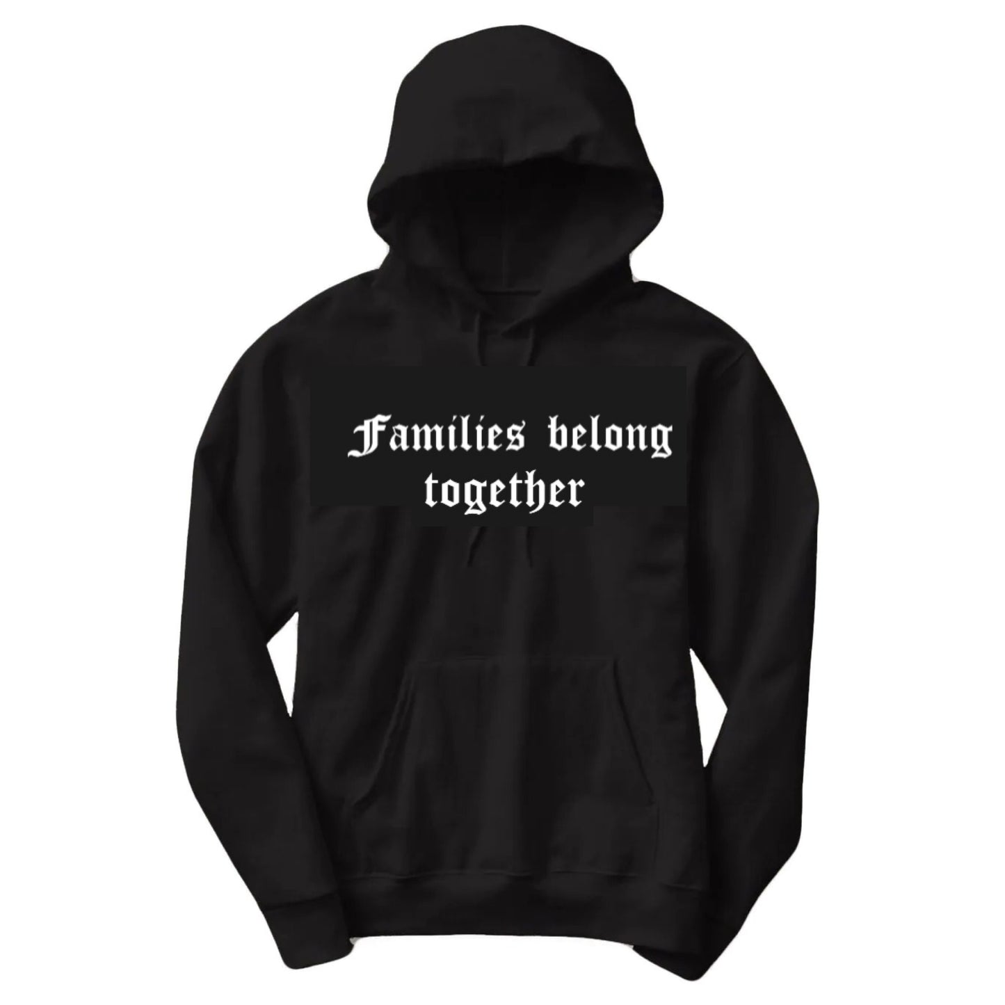 Families belong together hoodie