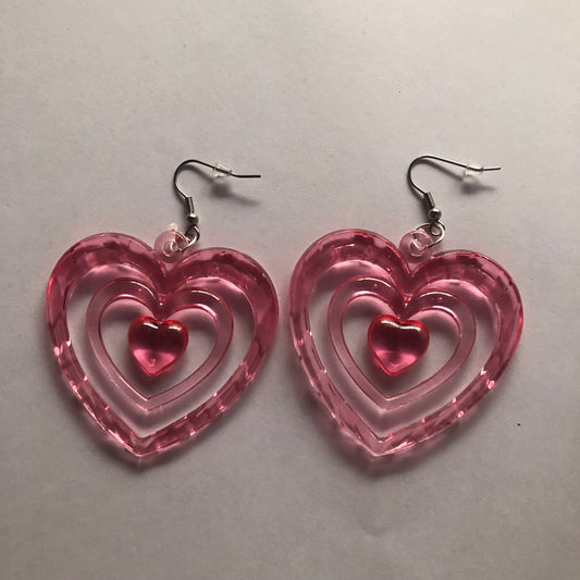Heart y2k earrings
