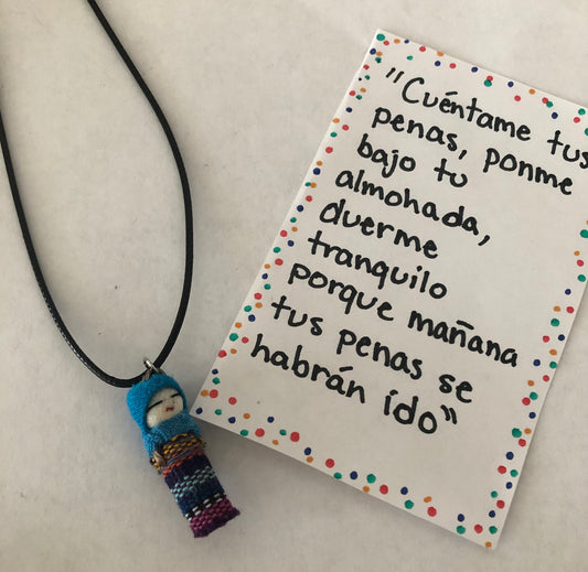 Worry dolls necklace
