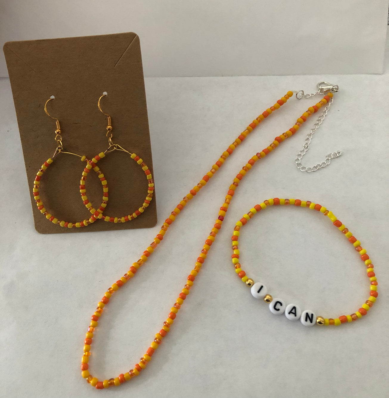 I can empowering jewelry set