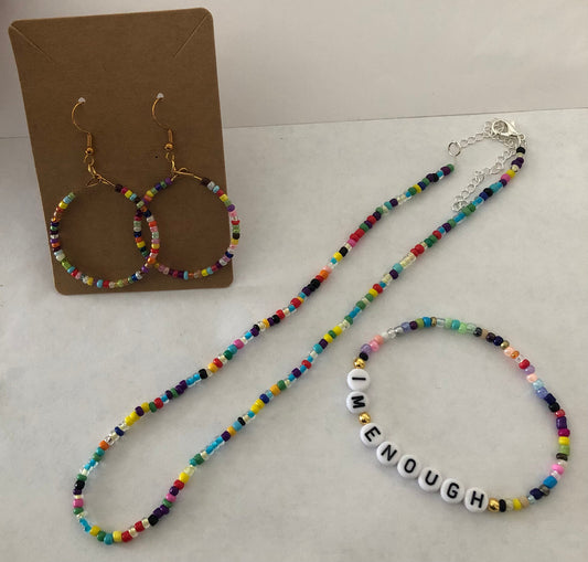 I’m enough empowering jewelry set
