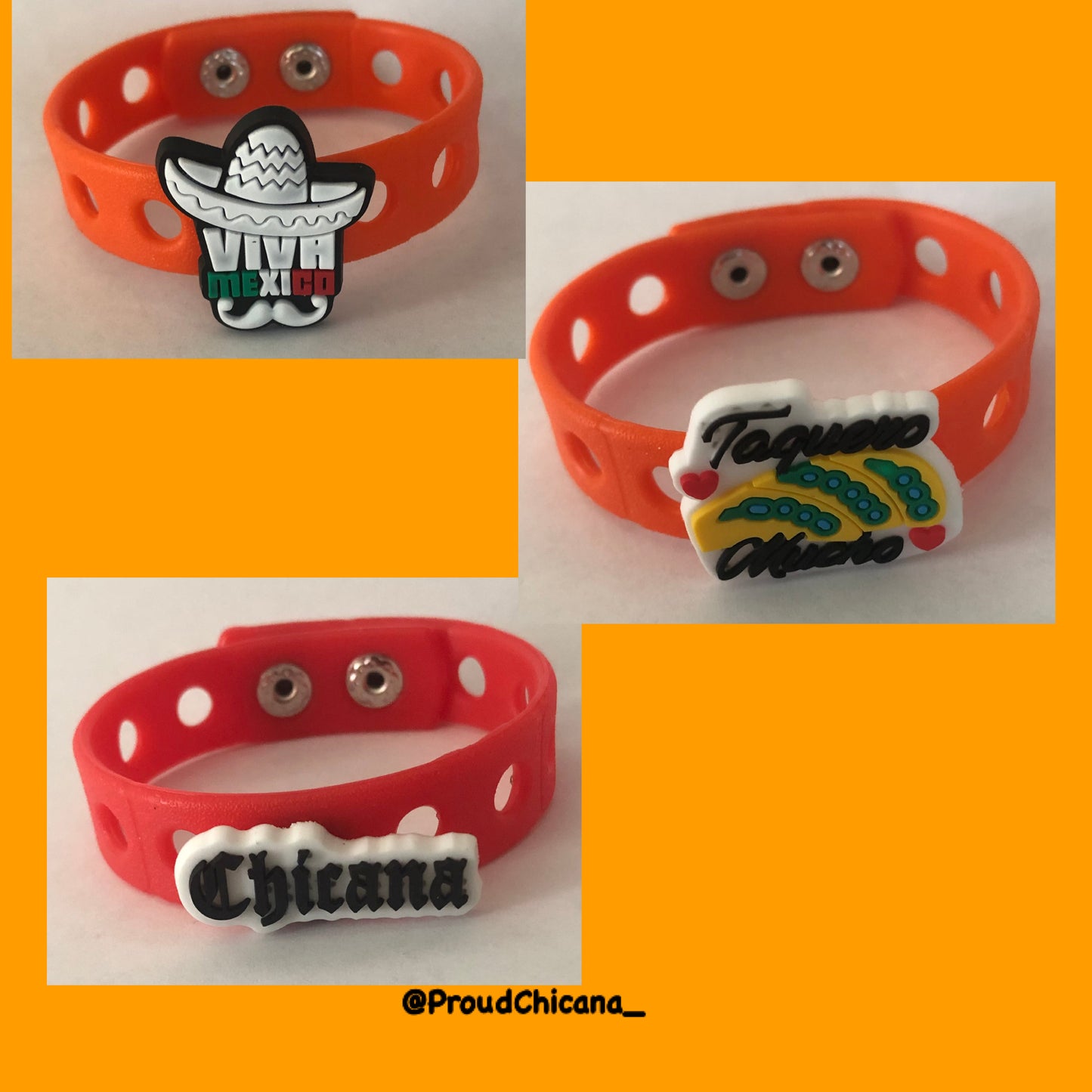 Croc charm bracelets | Latino, Mexican, and Chicano charms