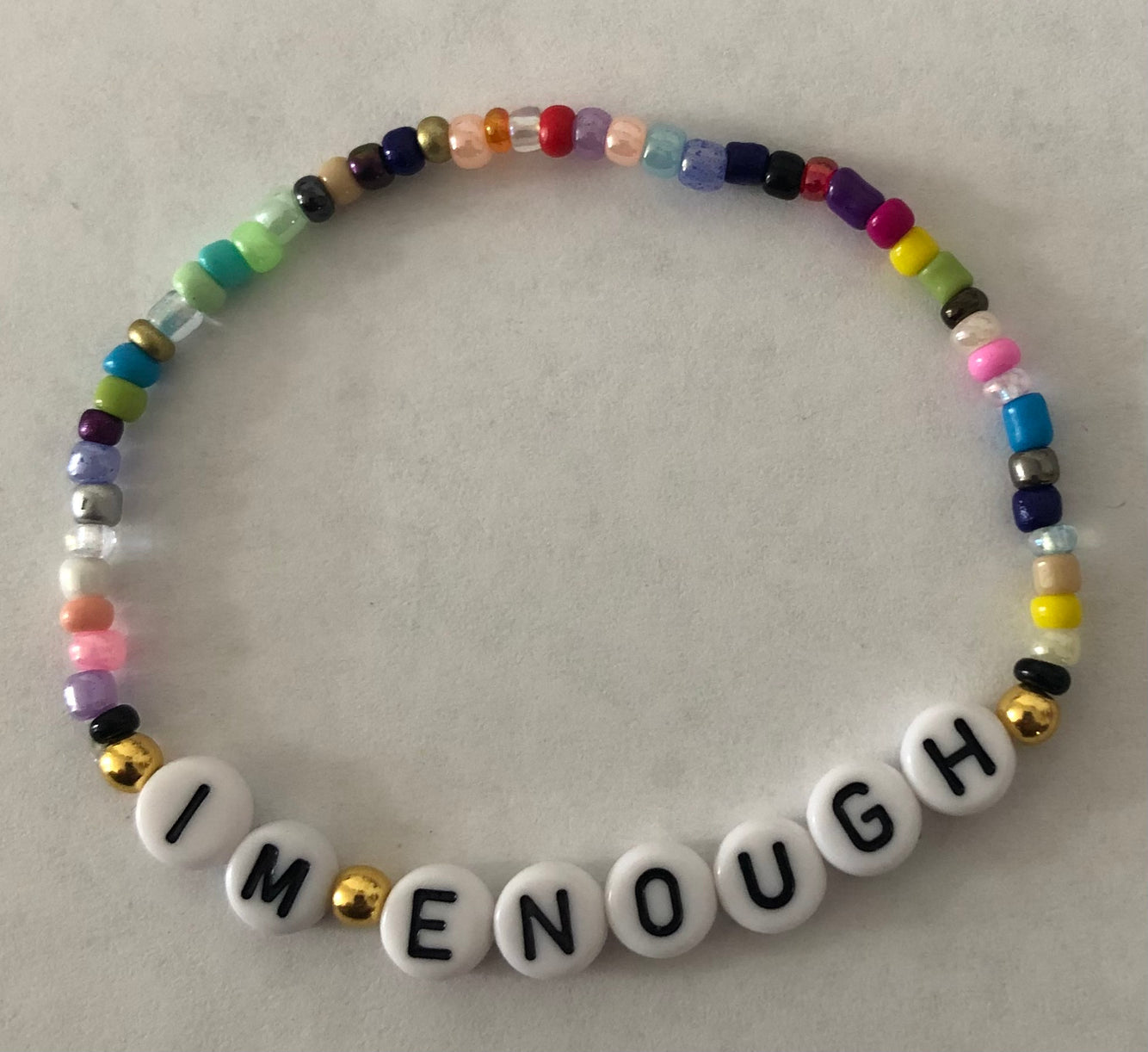 I’m enough empowering bracelet