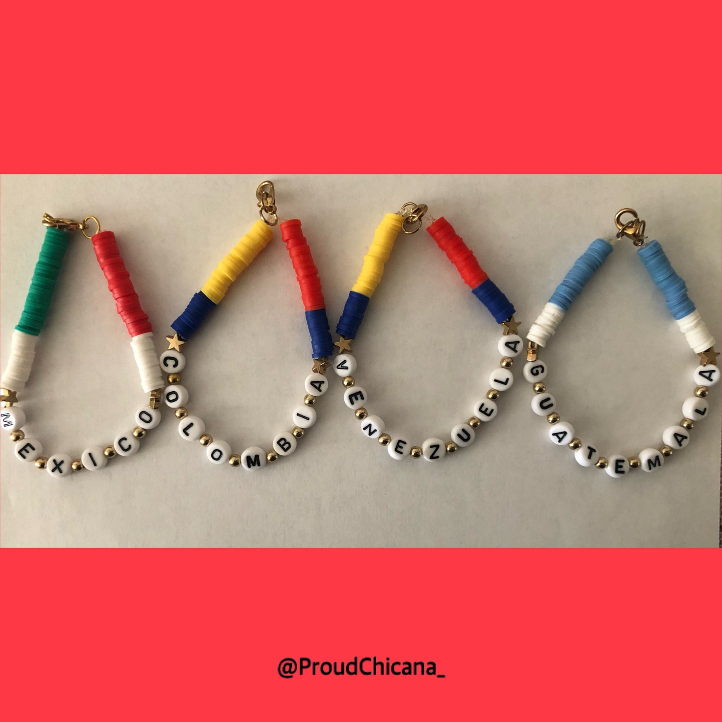 Latin American countries bracelets | Mexico, Central and South America, and Caribbean