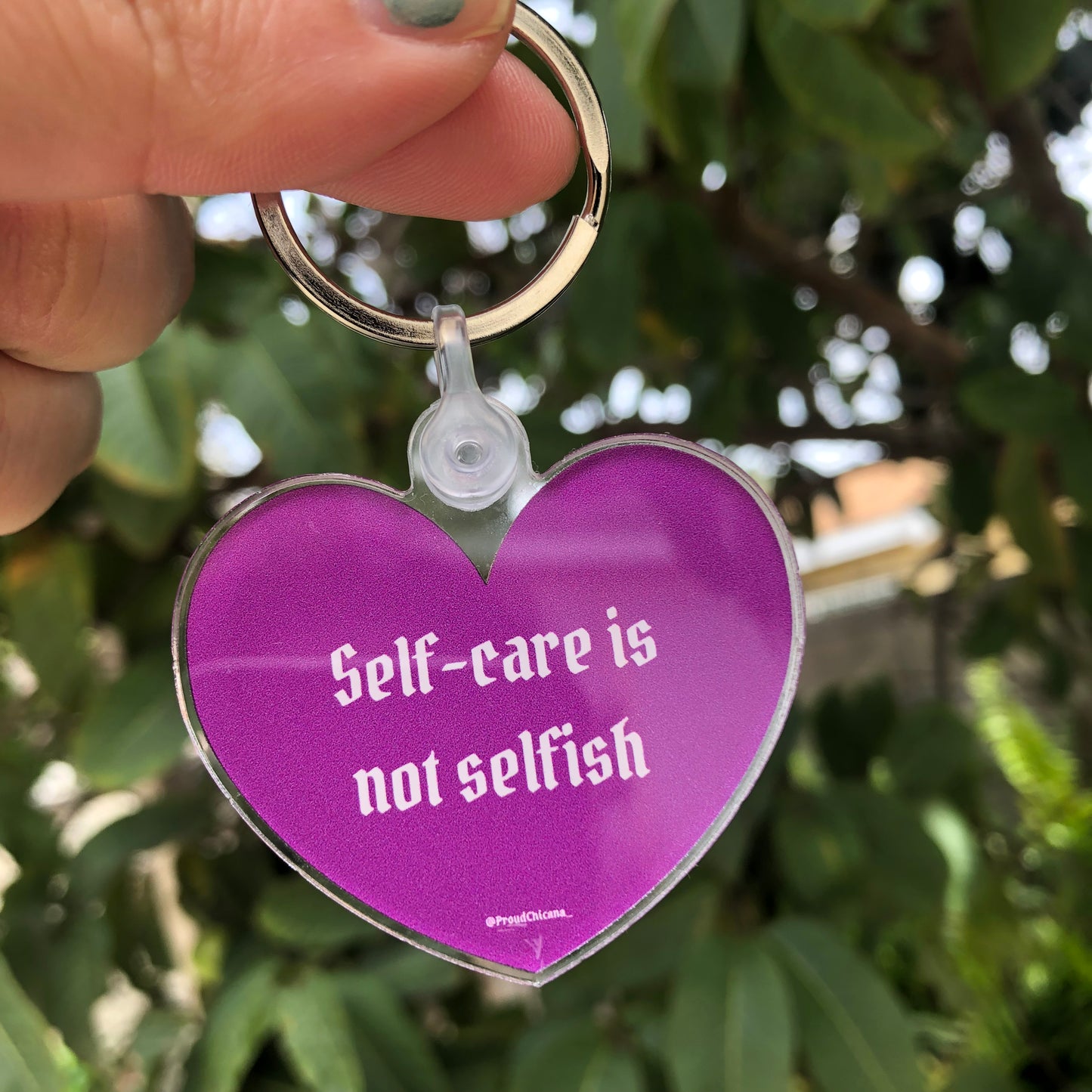 Valentines Day Self-care is not selfish keychain